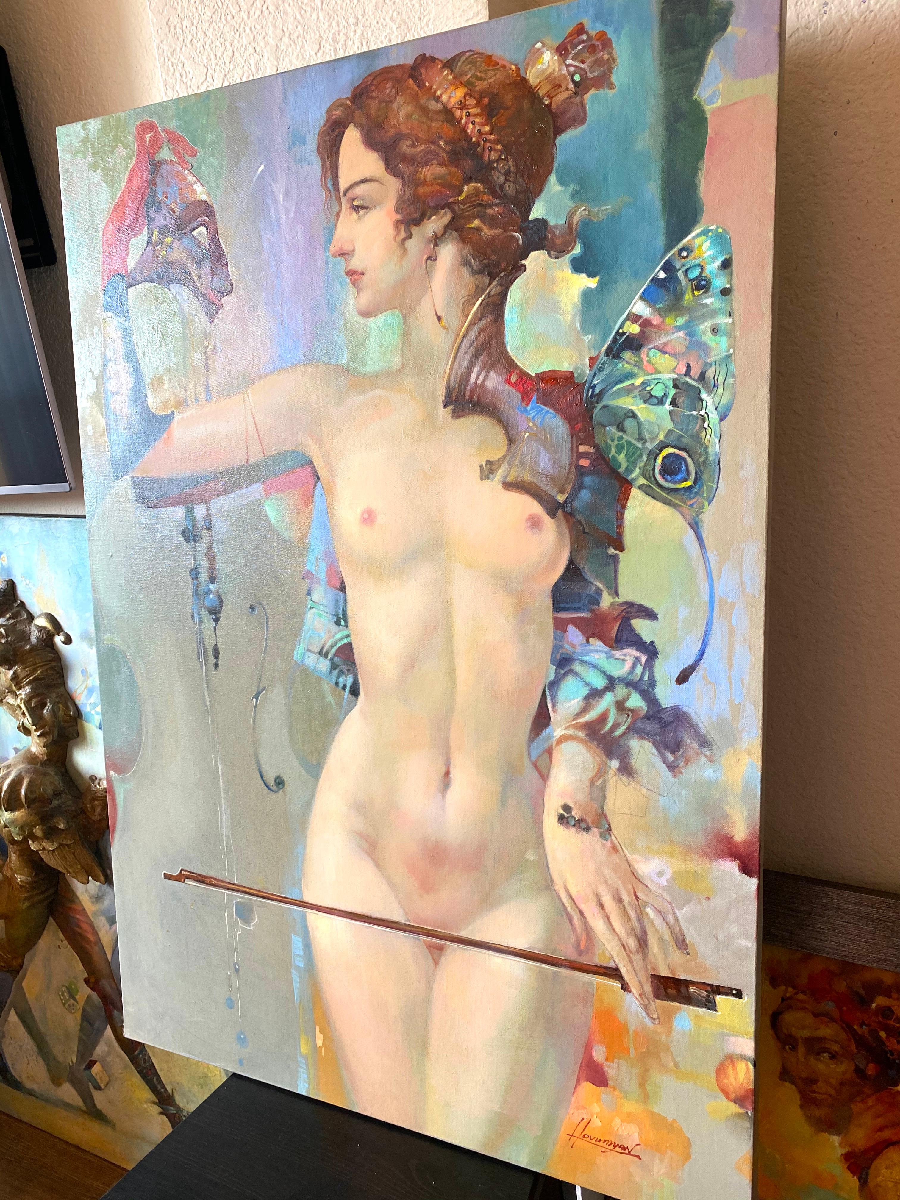 Opera: Pittura a olio originale, opera d'arte fatta a mano, pezzo unico
Mezzo: Olio su tela
Anno: 2018
Stile: Surrealismo,
Oggetto: Melodia trasparente
Dimensioni: 39