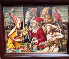 Contemporary clowns at the circus of life,  The Yellow Flower.