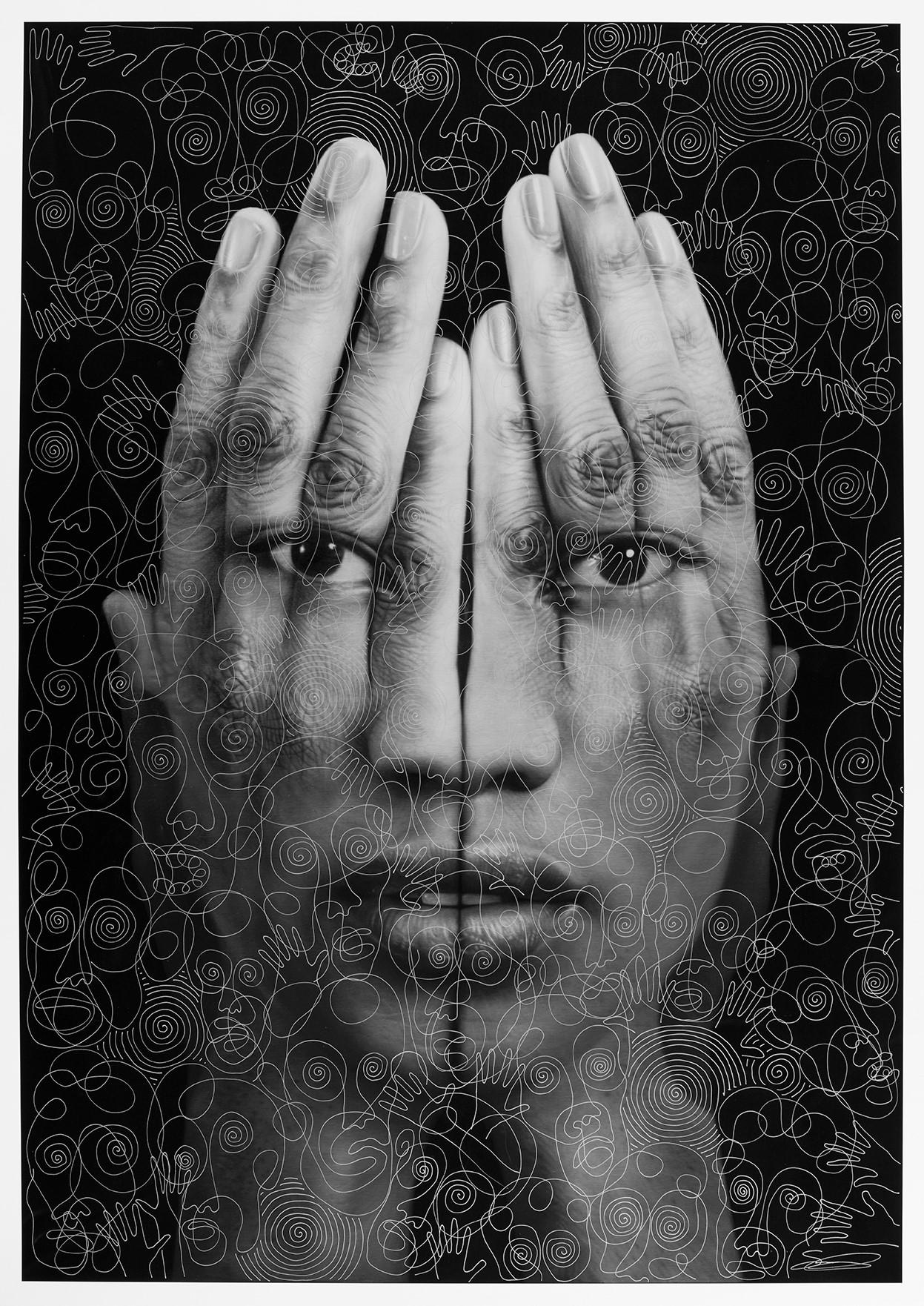 Spiegel aus Segeltuch – Mixed Media Art von Tigran Tsitoghdzyan