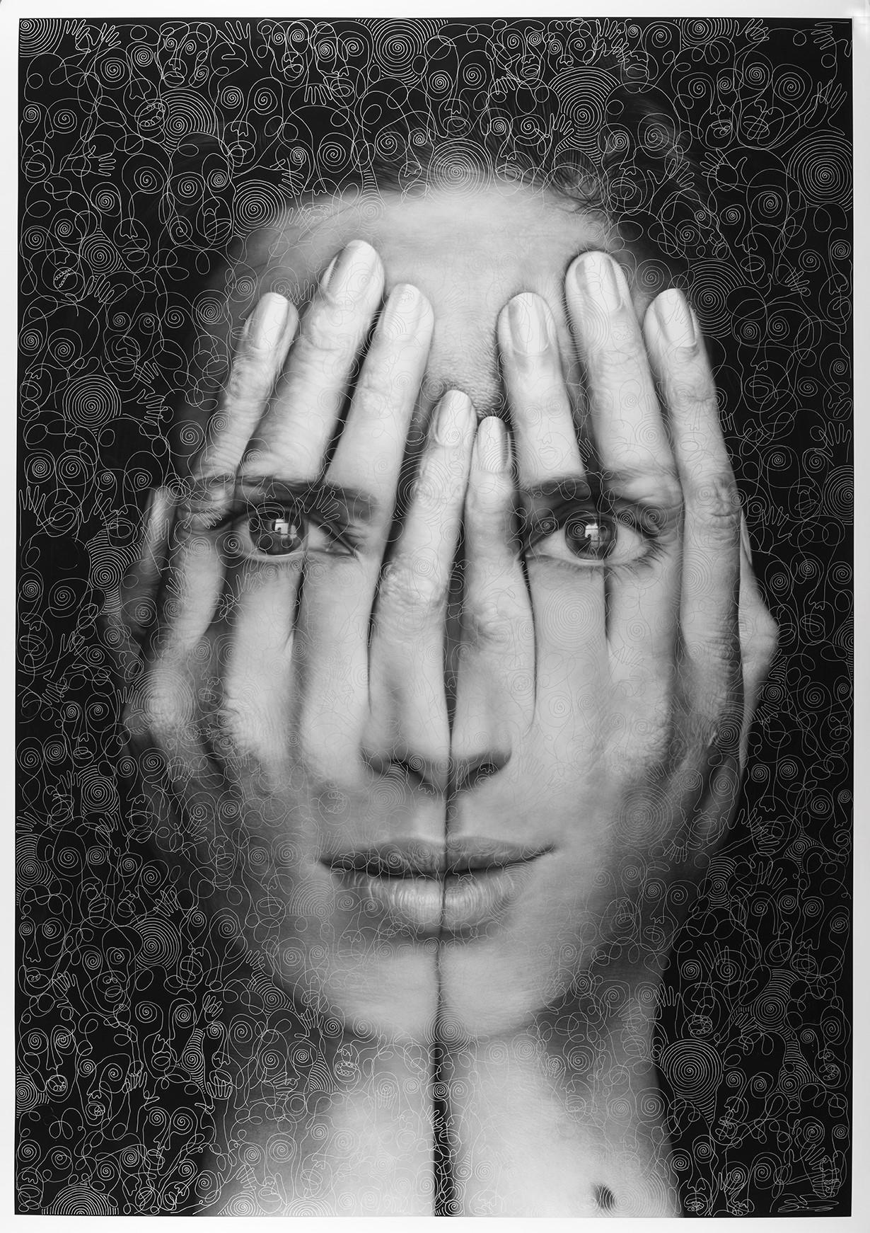 Mirror II - Mixed Media Art by Tigran Tsitoghdzyan