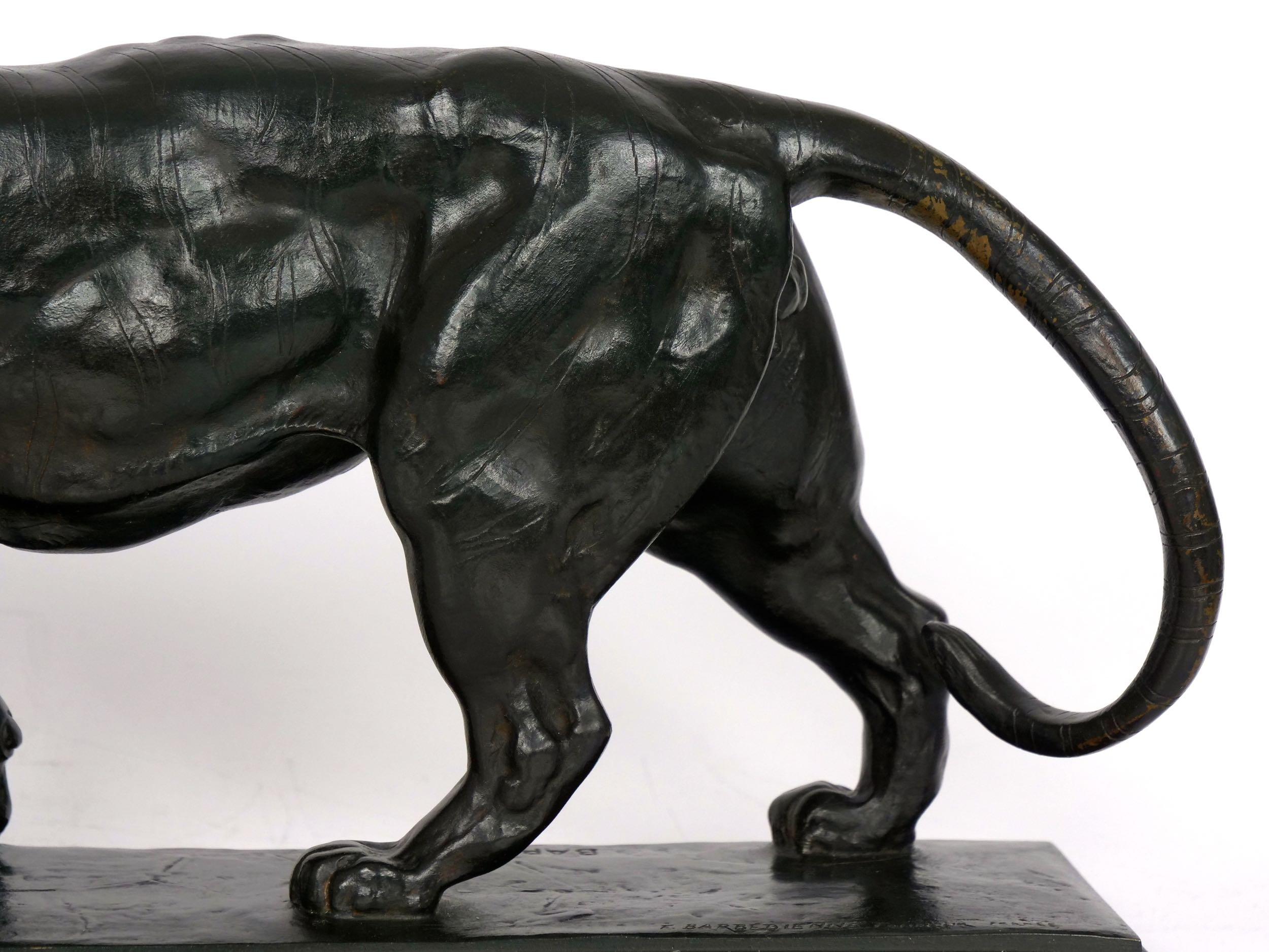 “Tigre Qui Marche” French Bronze Sculpture by Antoine-Louis Barye & Barbedienne 11