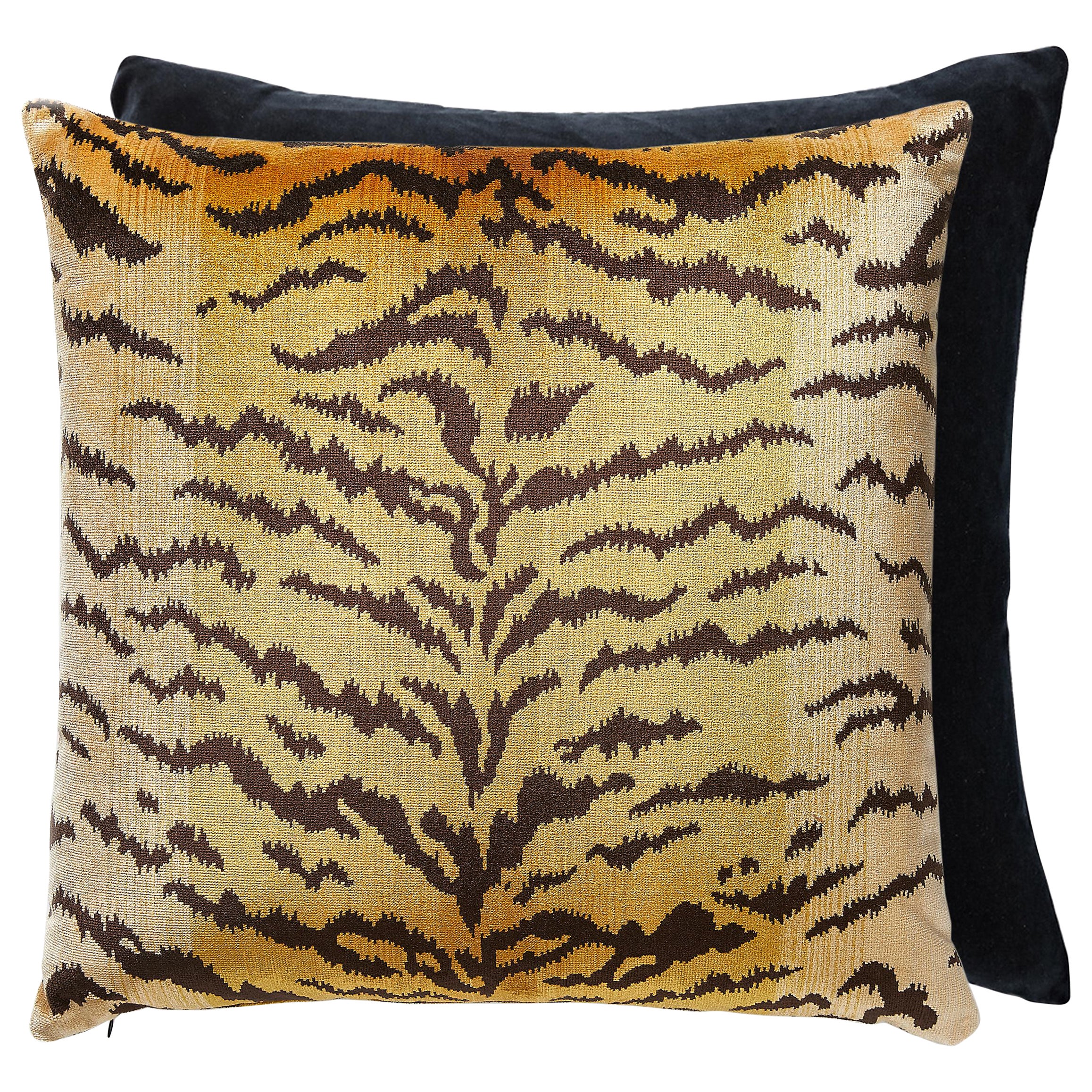 Coussin en soie Tigre/Indus