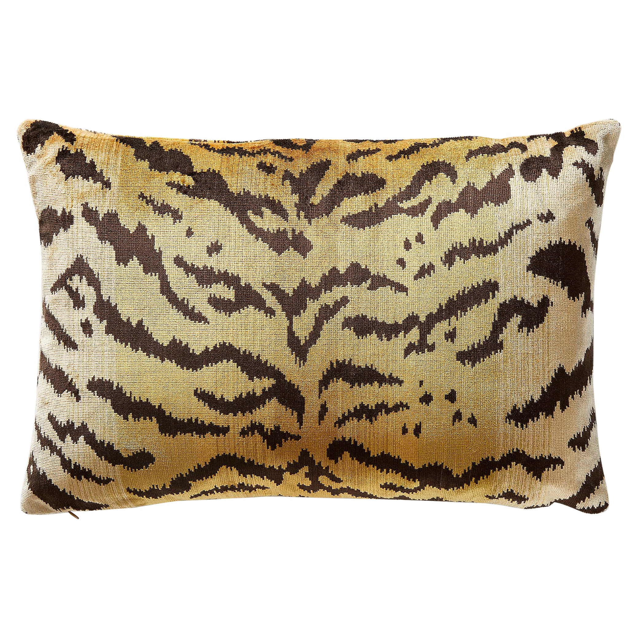 Tigre - Oreiller lombaire en soie