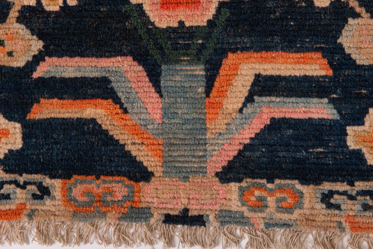 20th Century Tibetan Antique Rug from Private Collection
