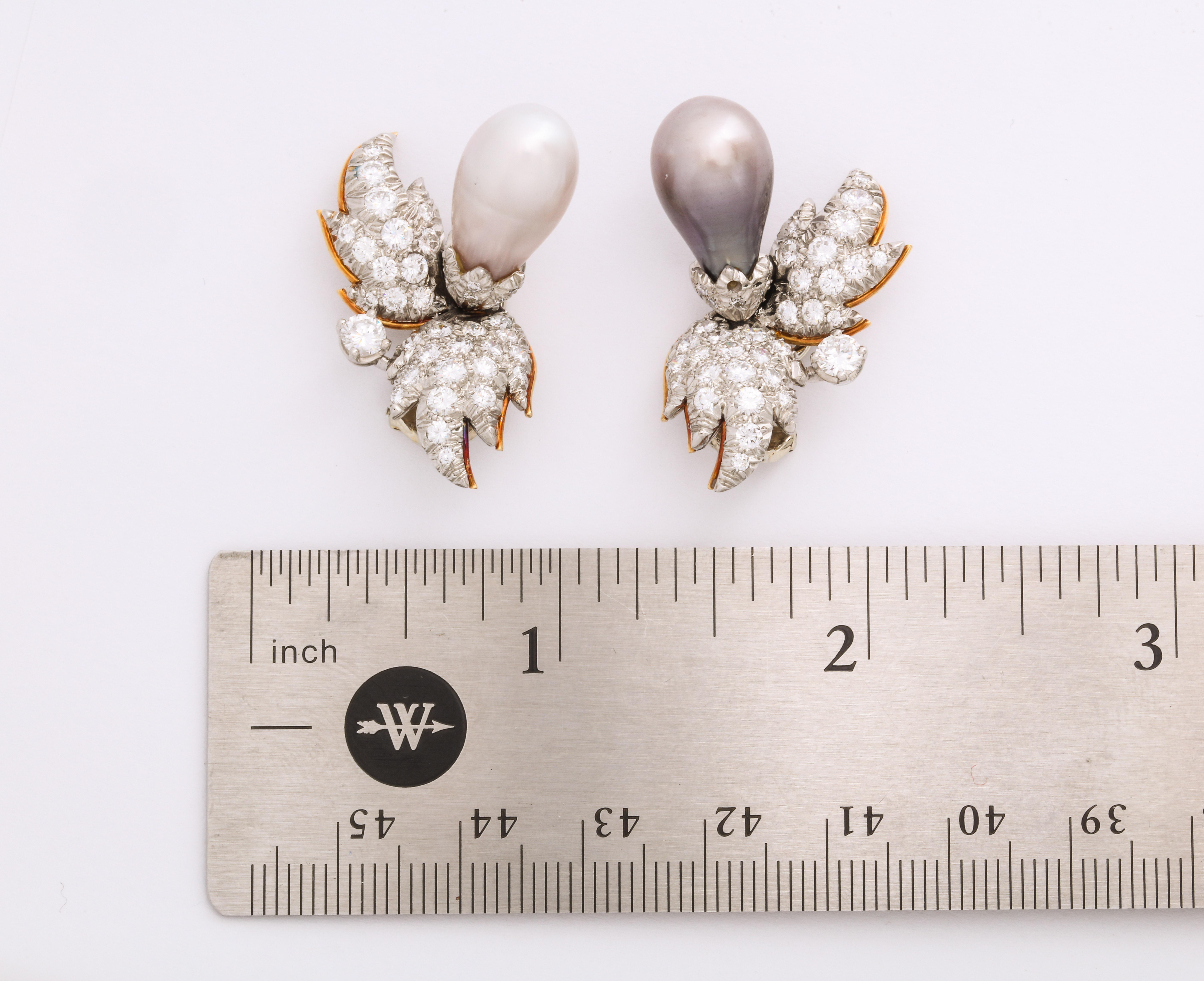 Tiffany & Co. by Jean Schlumberger Natural Pearl Earrings 2