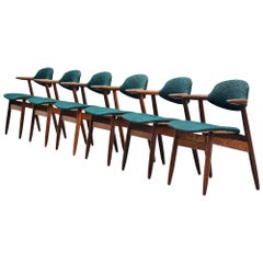 Tijsseling Cowhorn chairs by Hulmefa Holland, 1960