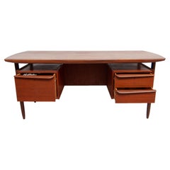 Tijsseling für Hulmefa Midcentury Teak-Schreibtisch