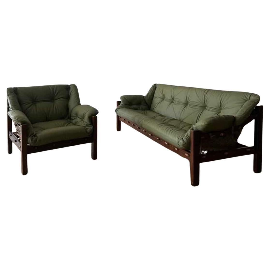 Tijuca Sofa & Armchair by Jean Gillon for Italma For Sale