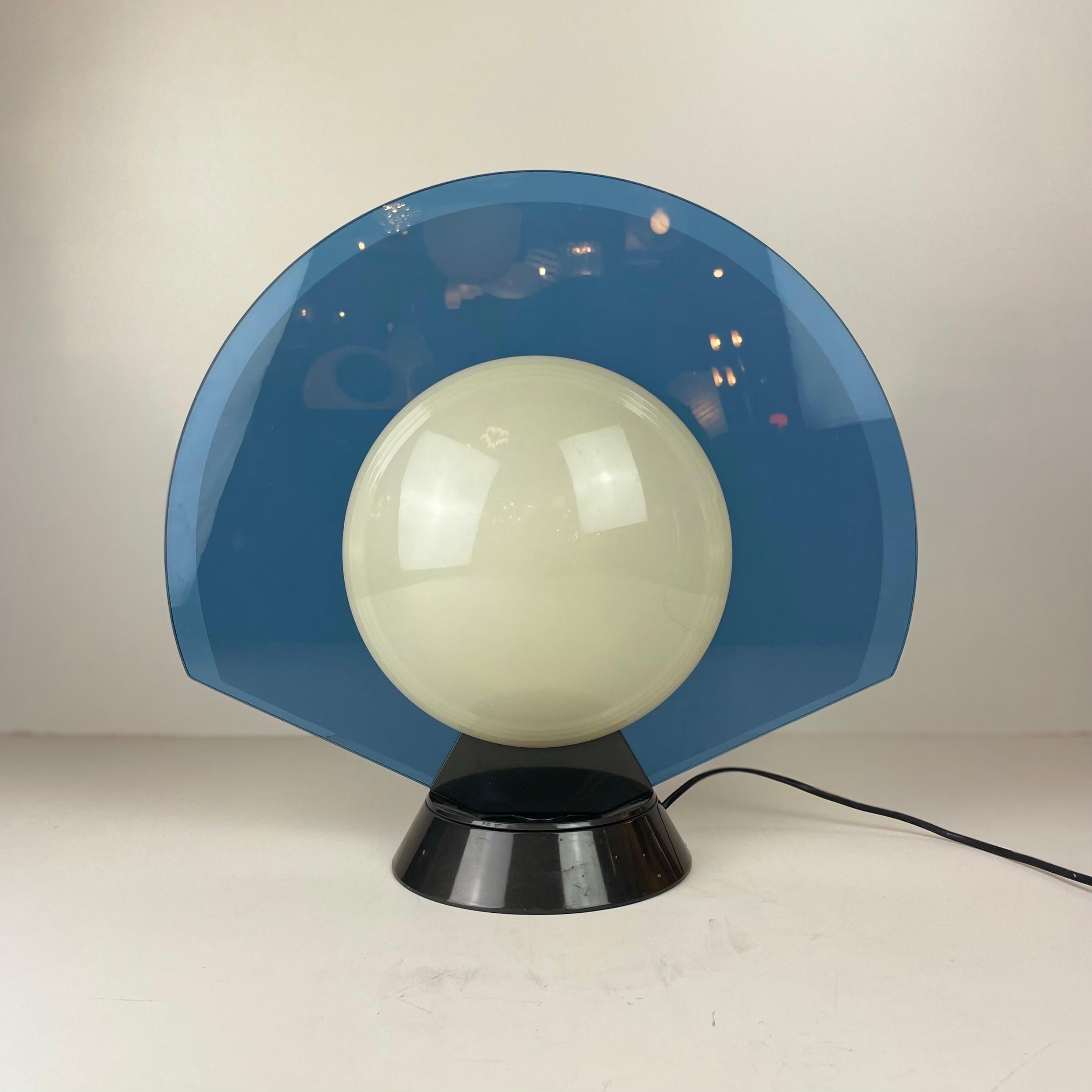 TIKAL Postmodern Table Lamp by P.G. Ramella for Arteluce, 1980s For Sale 4