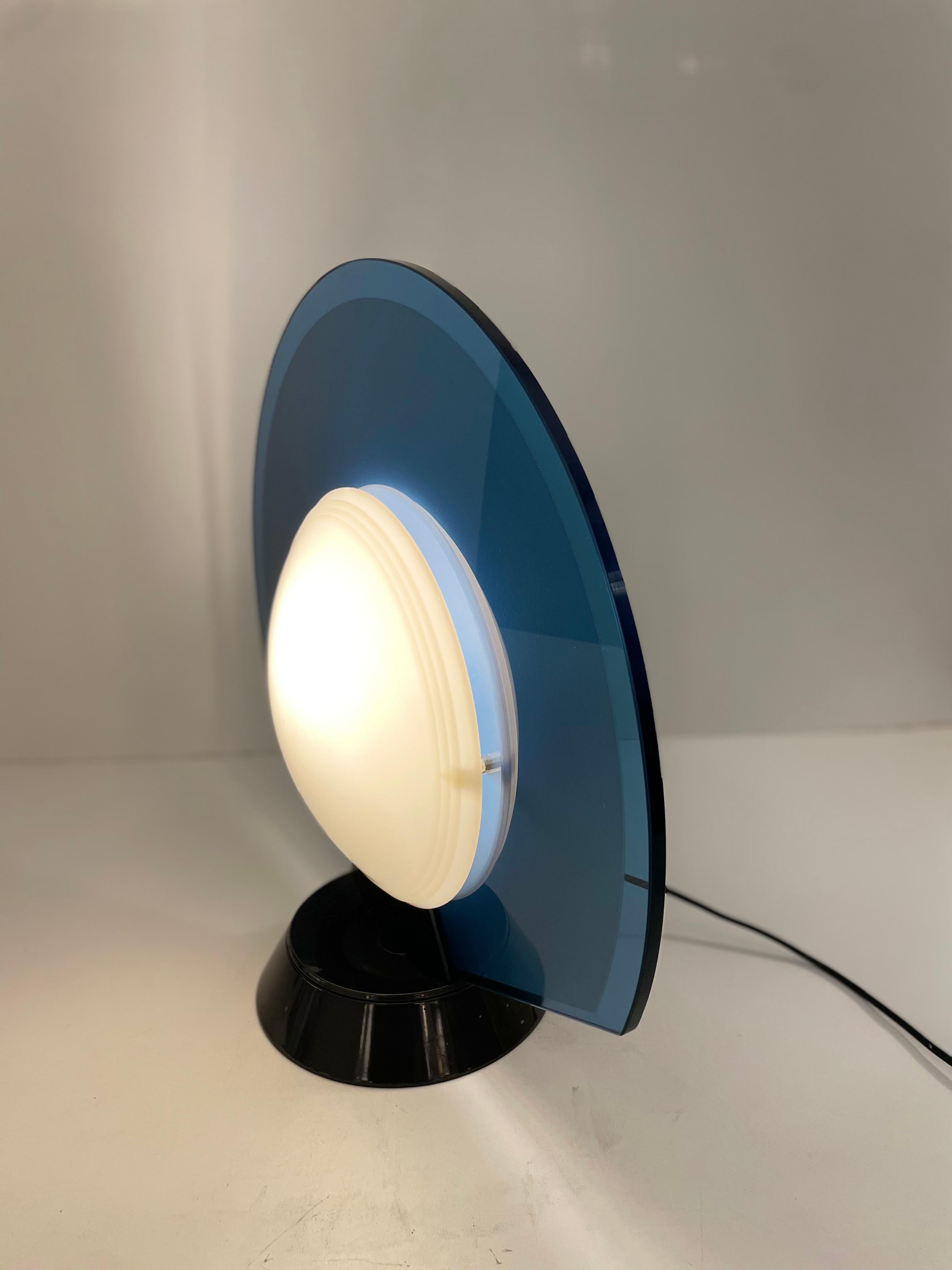 TIKAL Postmodern Table Lamp by P.G. Ramella for Arteluce, 1980s For Sale 11