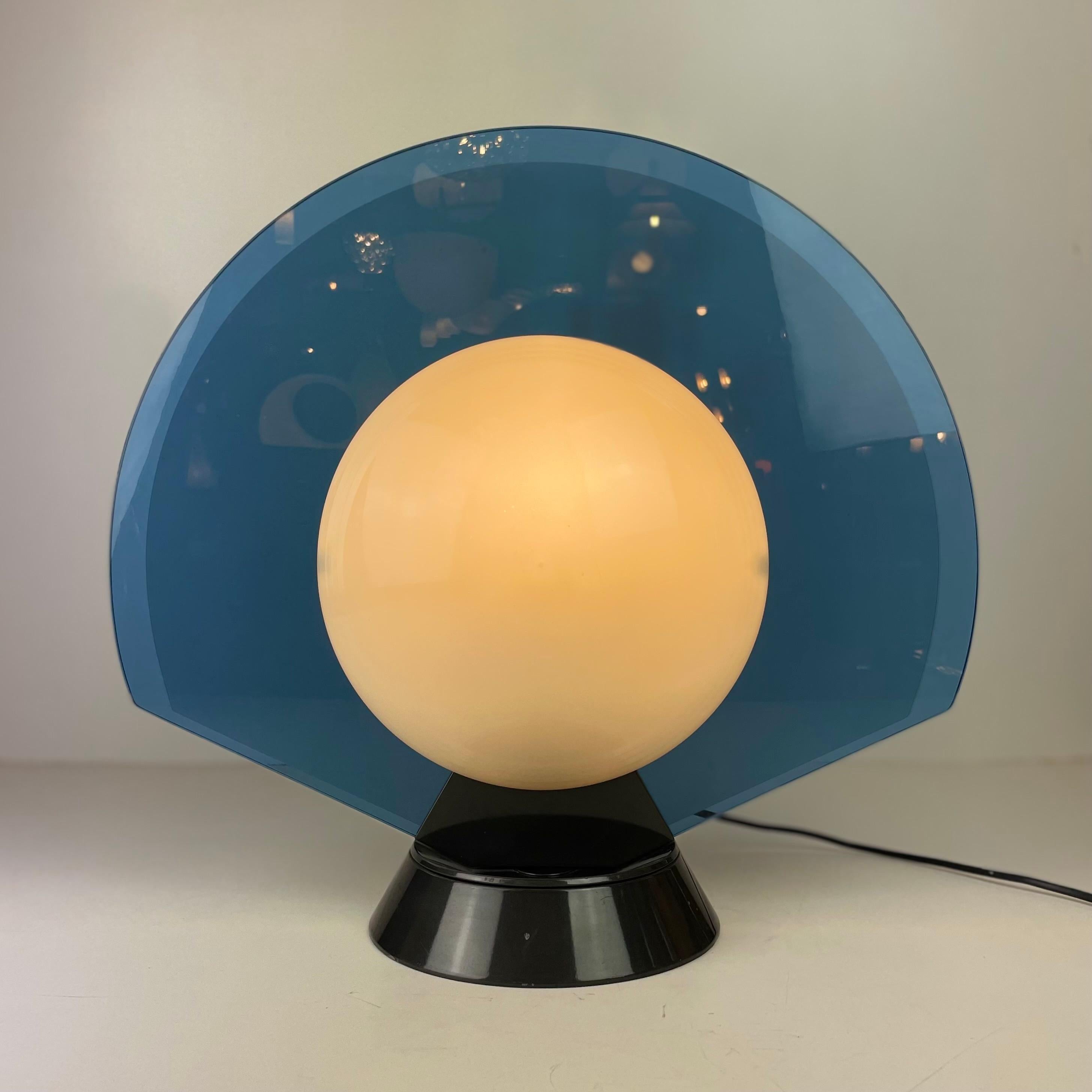 Post-Modern TIKAL Postmodern Table Lamp by P.G. Ramella for Arteluce, 1980s For Sale