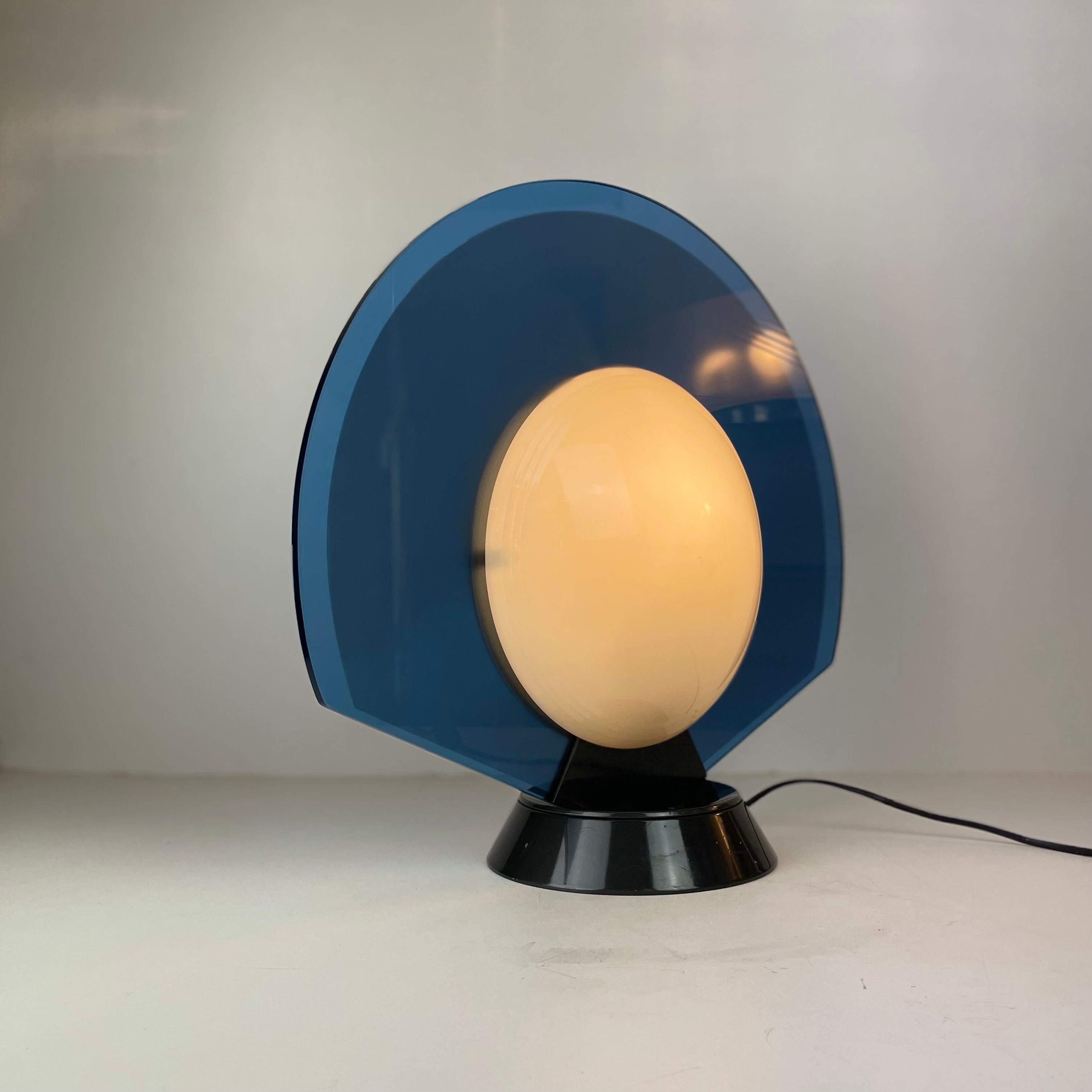 TIKAL Postmodern Table Lamp by P.G. Ramella for Arteluce, 1980s For Sale 1