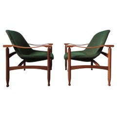 Tiki Arm Armchairs - Italy 60s