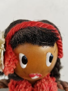 Tiki Hawaiian Hula Dancer Lamp