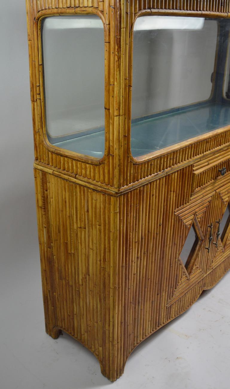Tiki Style Bamboo Terrarium  Vivarium Reptile Tank 2