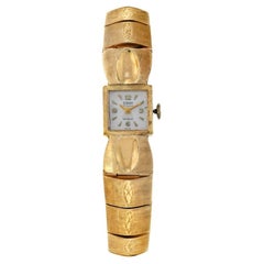 Retro Tilbury 14K Yellow Gold Bracelet Watch