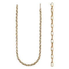 Tilda 4-in-1 Necklace and Bracelet Combo in Yellow Gold by Selin Kent