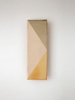 Tile Green And Yellow Ceramic Decorative Wall Lamp by Violaine d'Harcourt