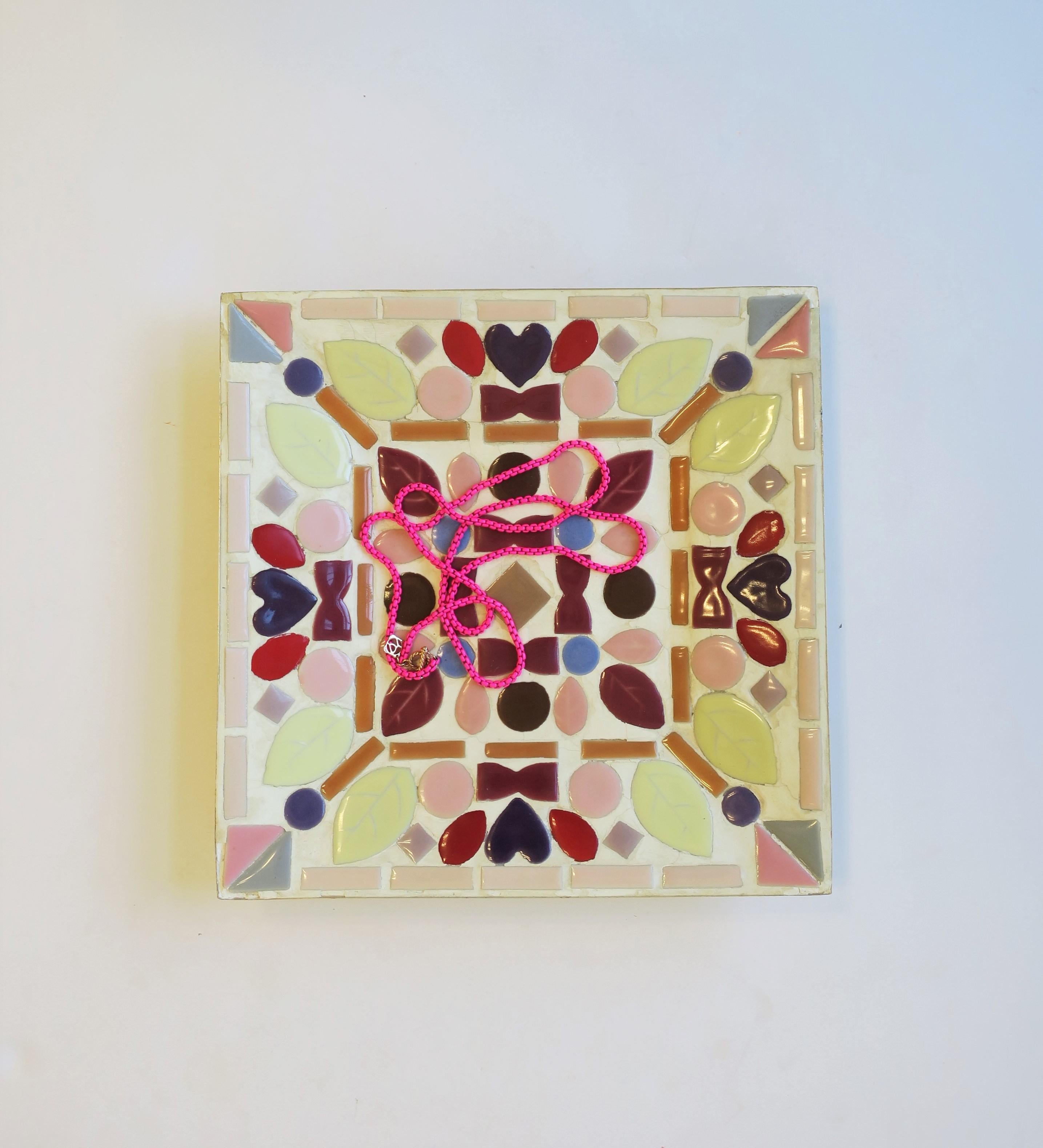 seashell mosaic tile