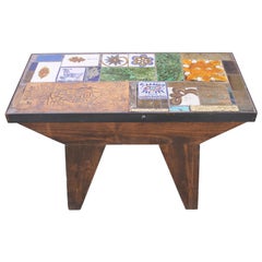 Tile Side Table, Carlos Paez Vilaro