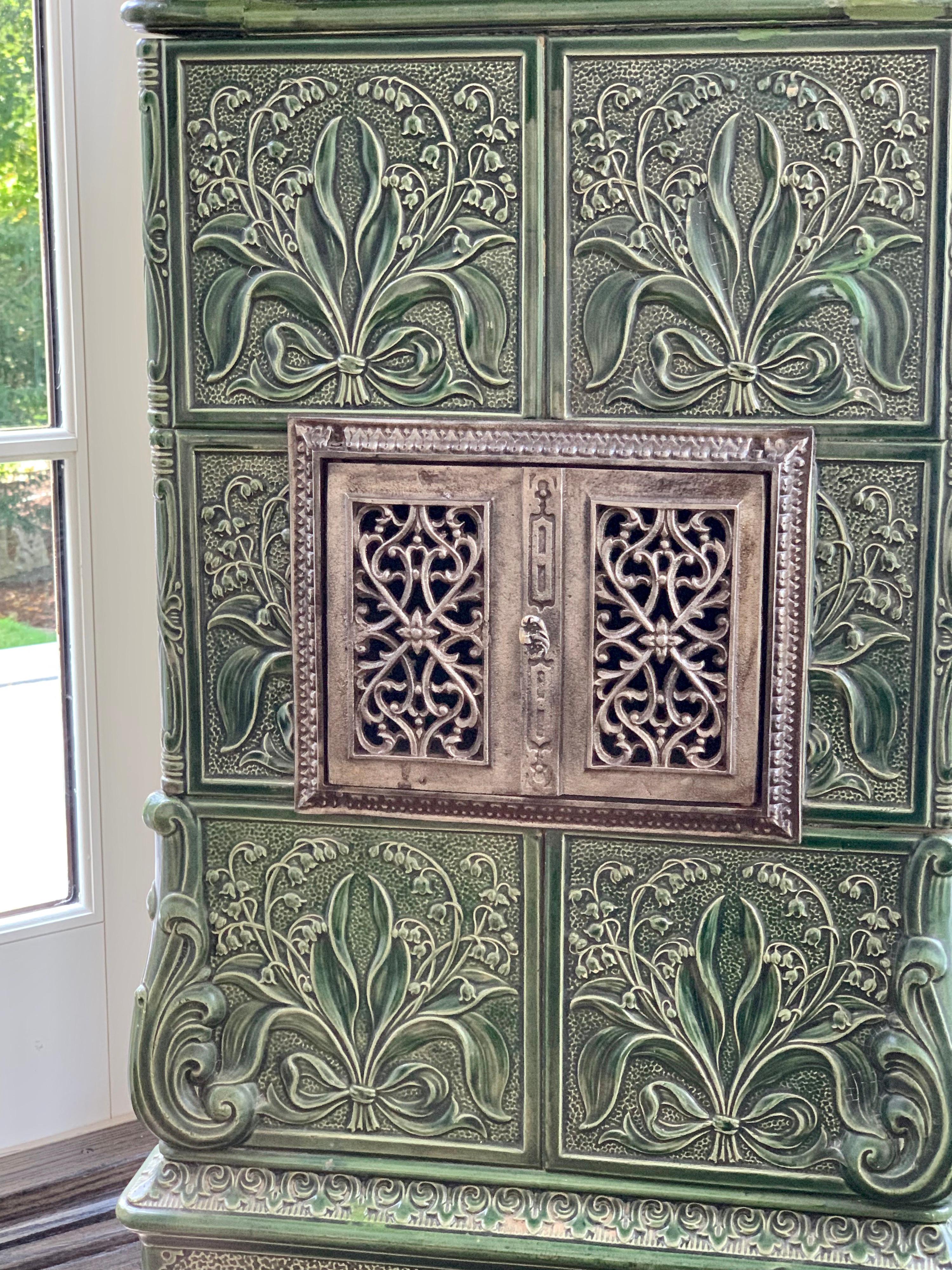 Estufa de azulejos Francés