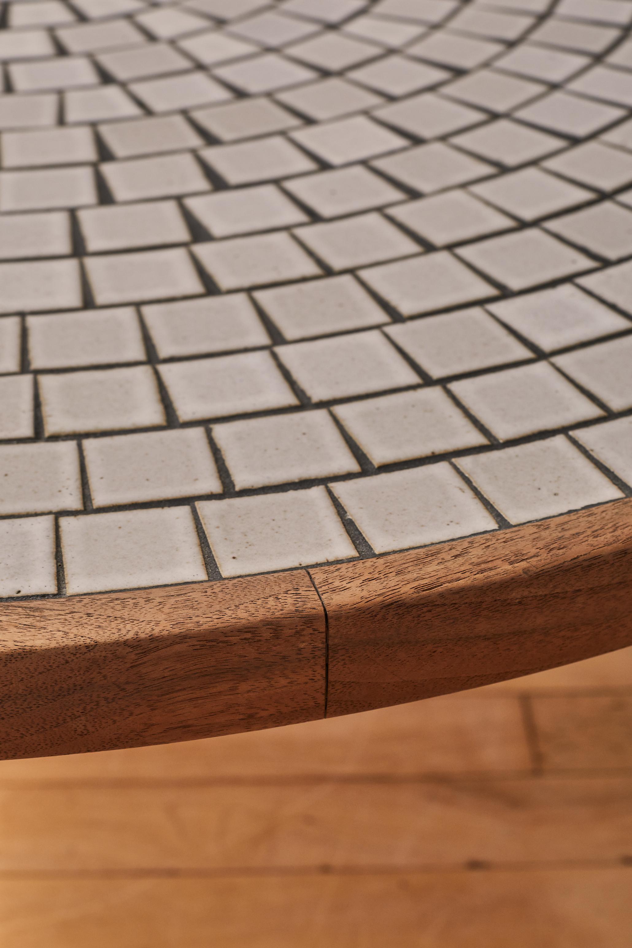 20th Century Tile Top Coffee Table by Jane & Gordon Martz