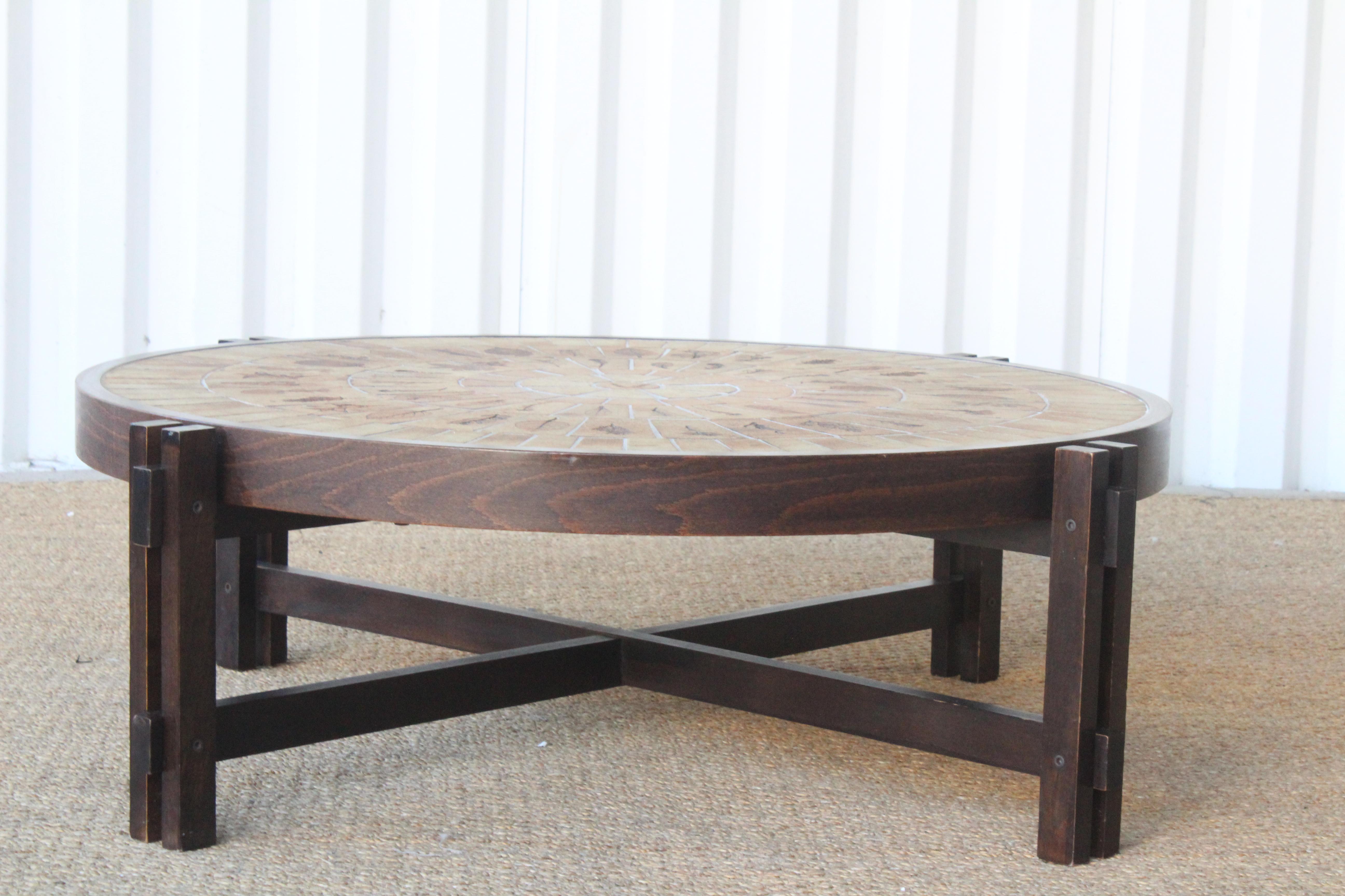 Tile Top Coffee Table by Roger Capron, France, 1960s 12