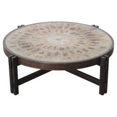 Table basse à plateau en carreaux de Roger Capron, France, années 1960 Table basse à plateau en carreaux de Roger Capron, France, années 1960