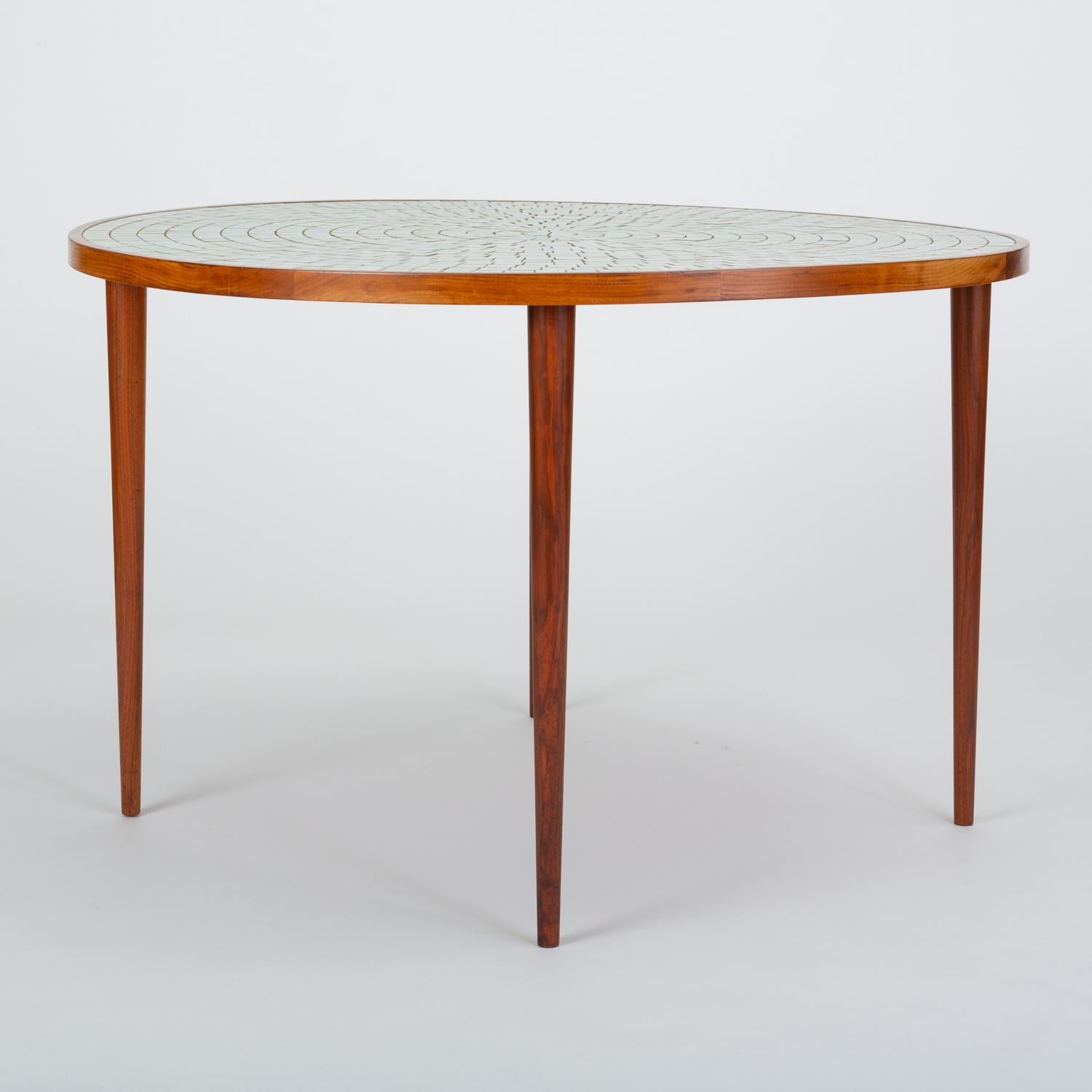 Ceramic Tile-Top Dining Table by Gordon & Jane Martz for Marshall Studios