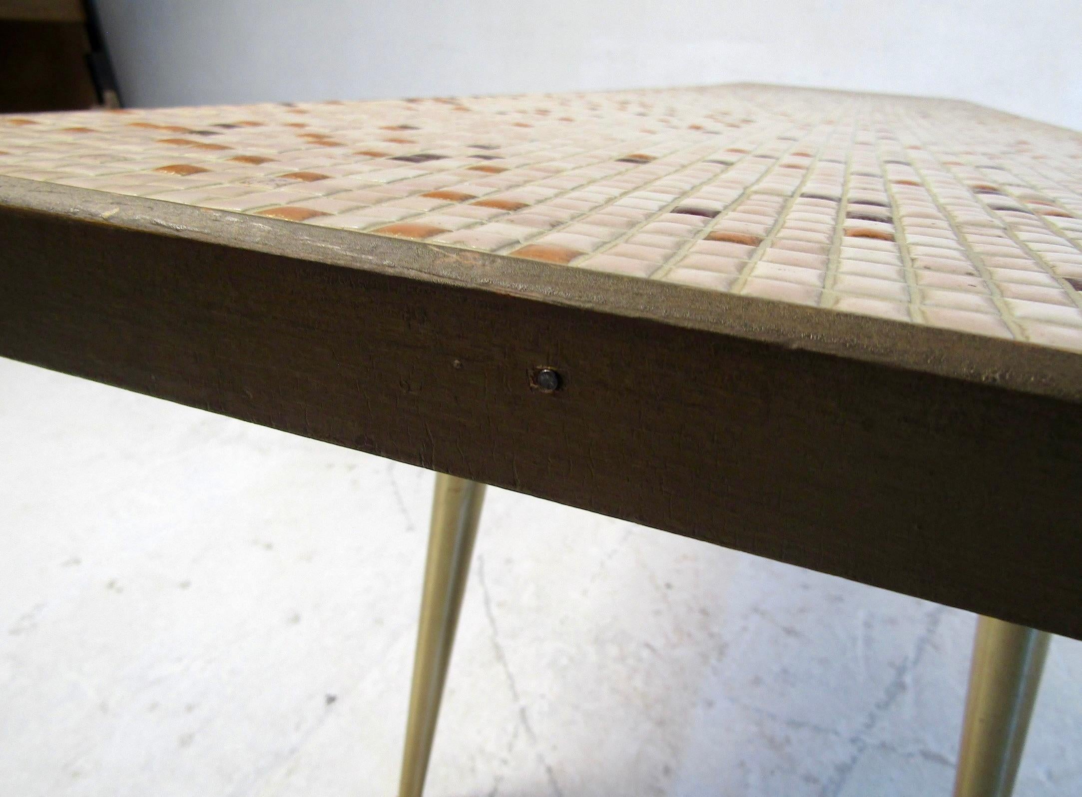 Table basse en mosaïque en vente 5