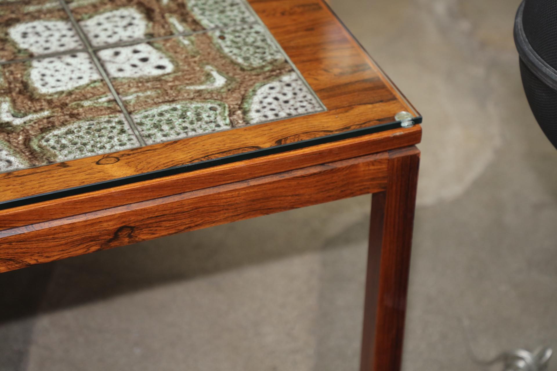 vintage tile top coffee table