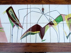 Tile Top Table, Italy, 1960s