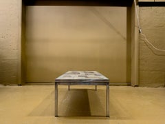 Table basse carrelée