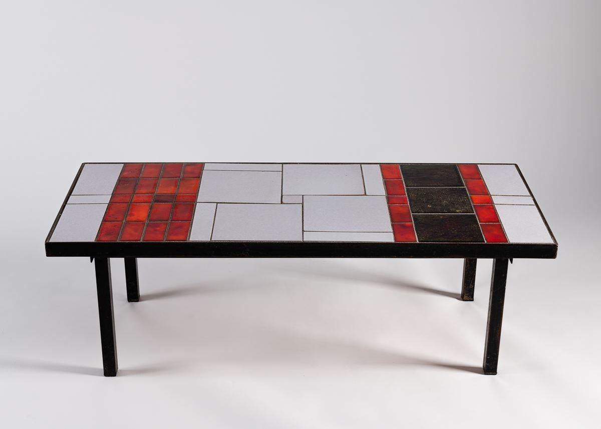 table with ceramic tile top