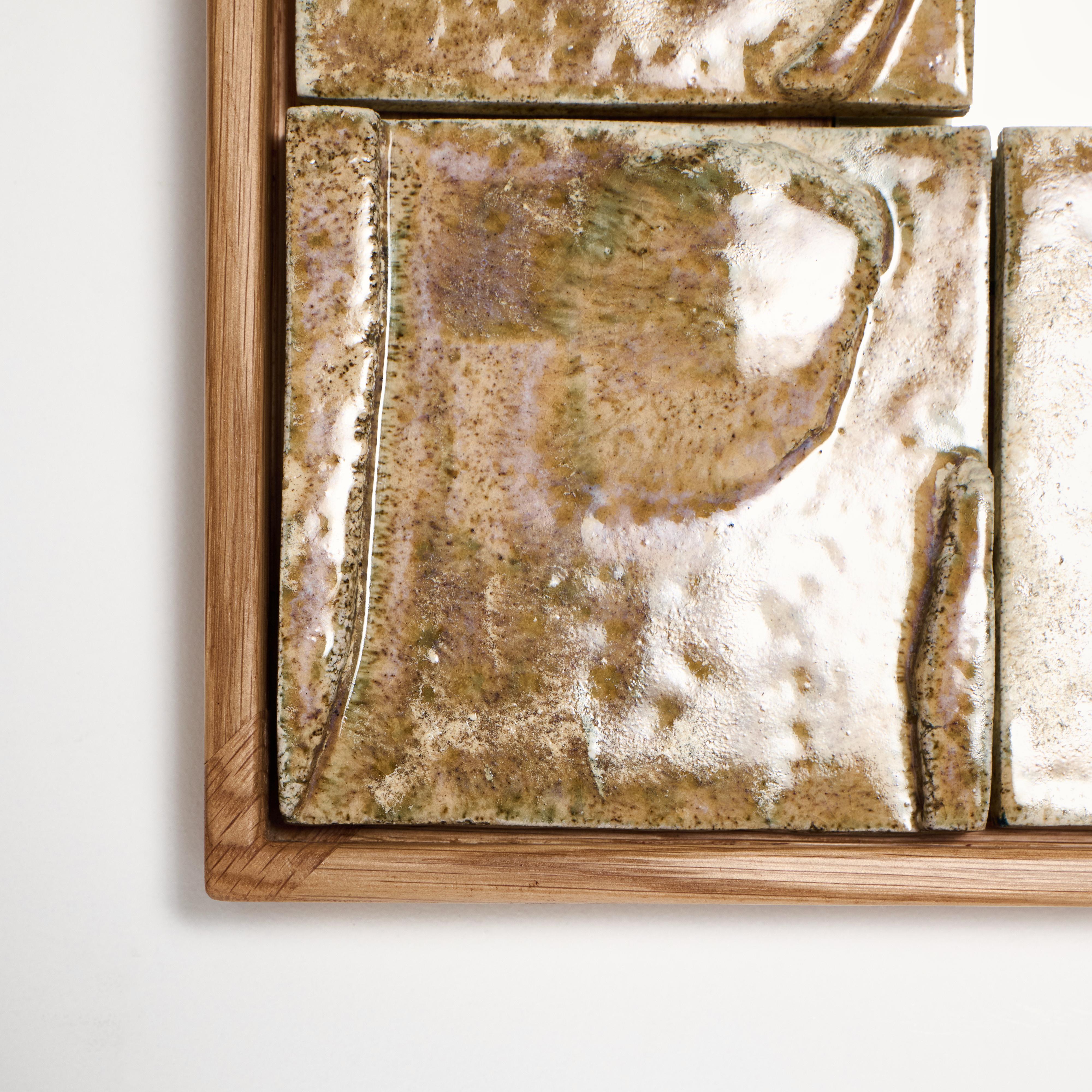 Portuguese Tiled Mirror For Sale