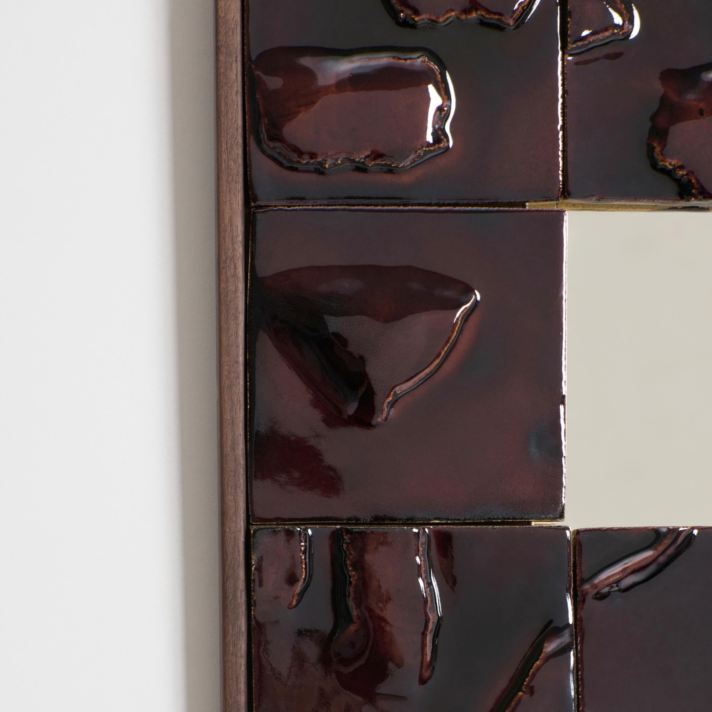Portuguese Tiled Mirror For Sale