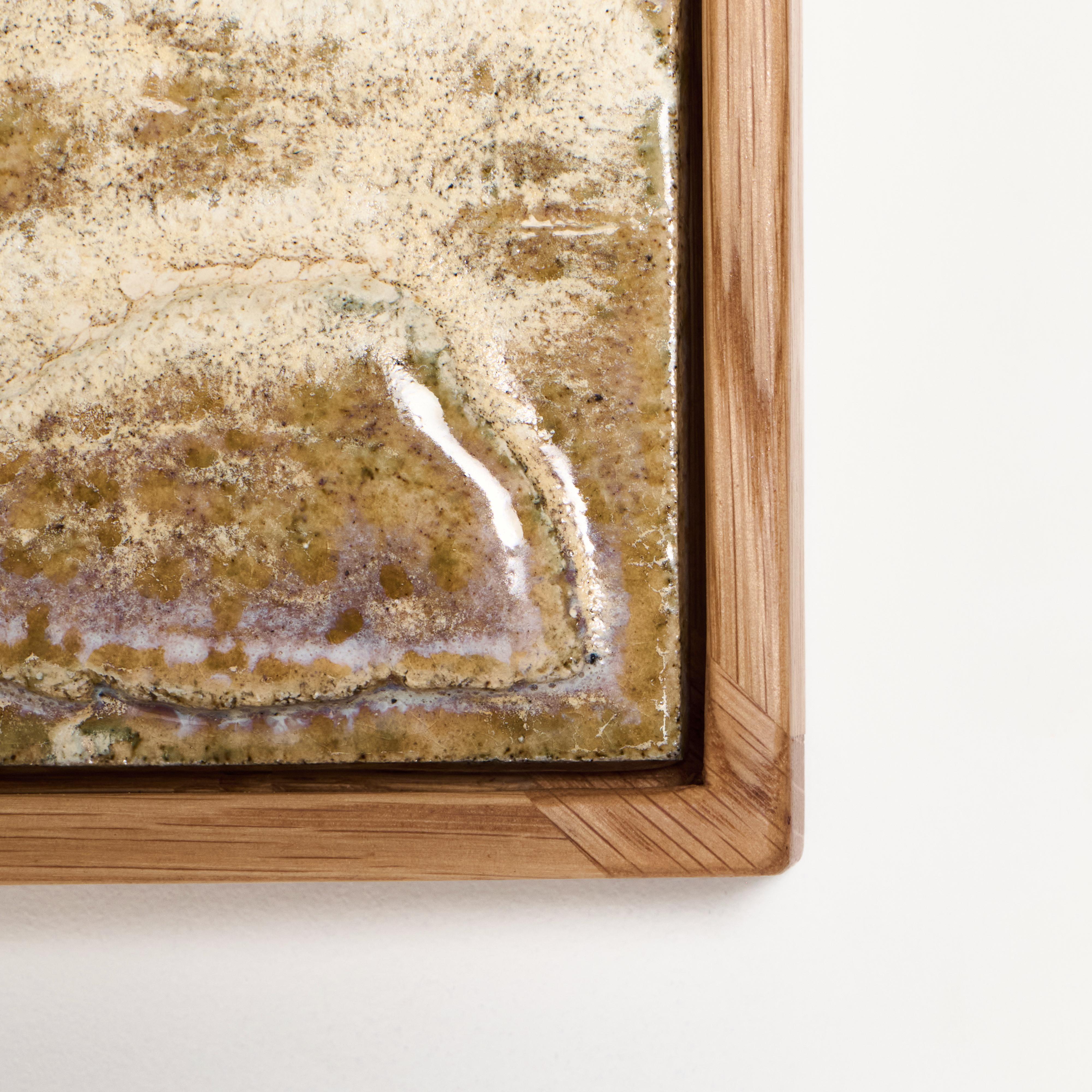 Hand-Crafted Tiled Mirror For Sale