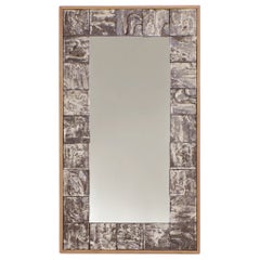 Tiled Mirror (large) - Ceramic - Handmade - Artisanal - Wall - Glazed