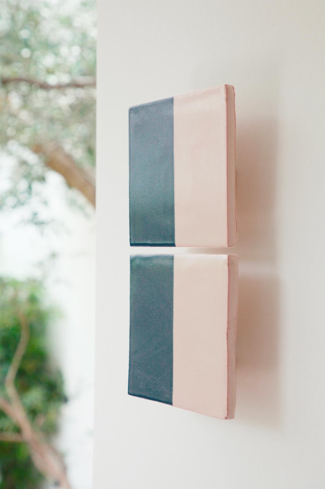 Lampe murale décorative en céramique bleue Tiles Line by Violaine d'Harcourt Neuf - En vente à Geneve, CH