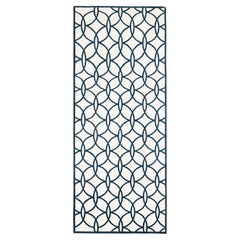 Hand-Knotted Teal Runner in Tiles Design (2.8m in length)