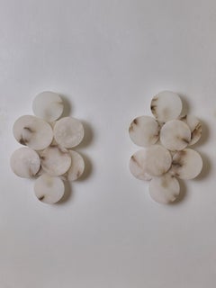 "Tiles" sconces in alabaster by Studio Glustin