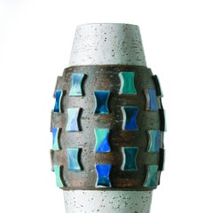 Vase mit Kacheln von Aldo Londi