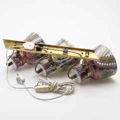 Applique en céramique Tilgmans peinte à la main Tilgmans Ceramic Sweden 1960