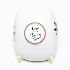 Hand-Painted Ceramic Dish by Tilgmans Keramik Mid-Century Modern  1960