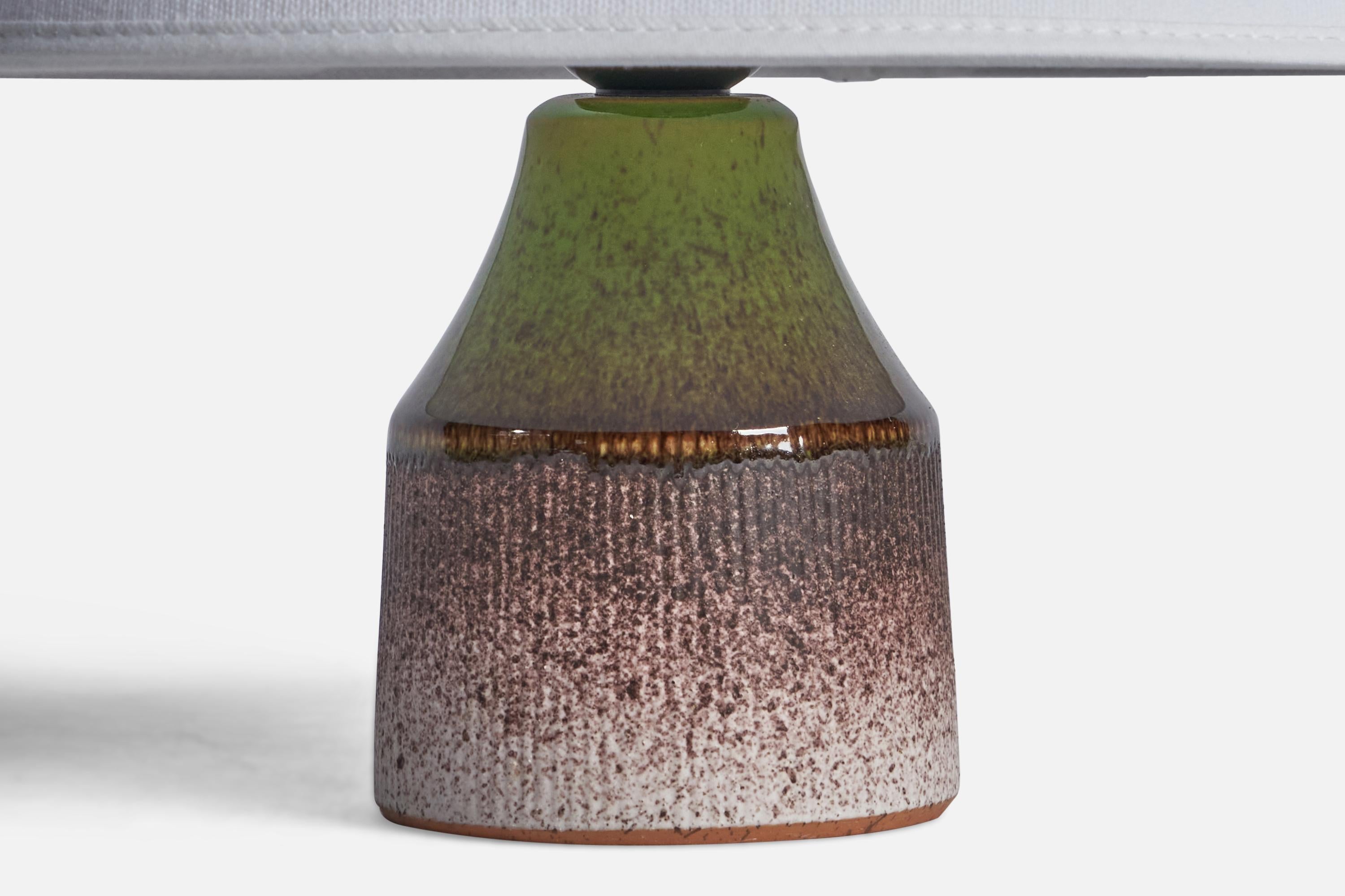 Swedish Tilgmans Keramik, Small Table Lamp, Stoneware, Sweden, 1960s For Sale