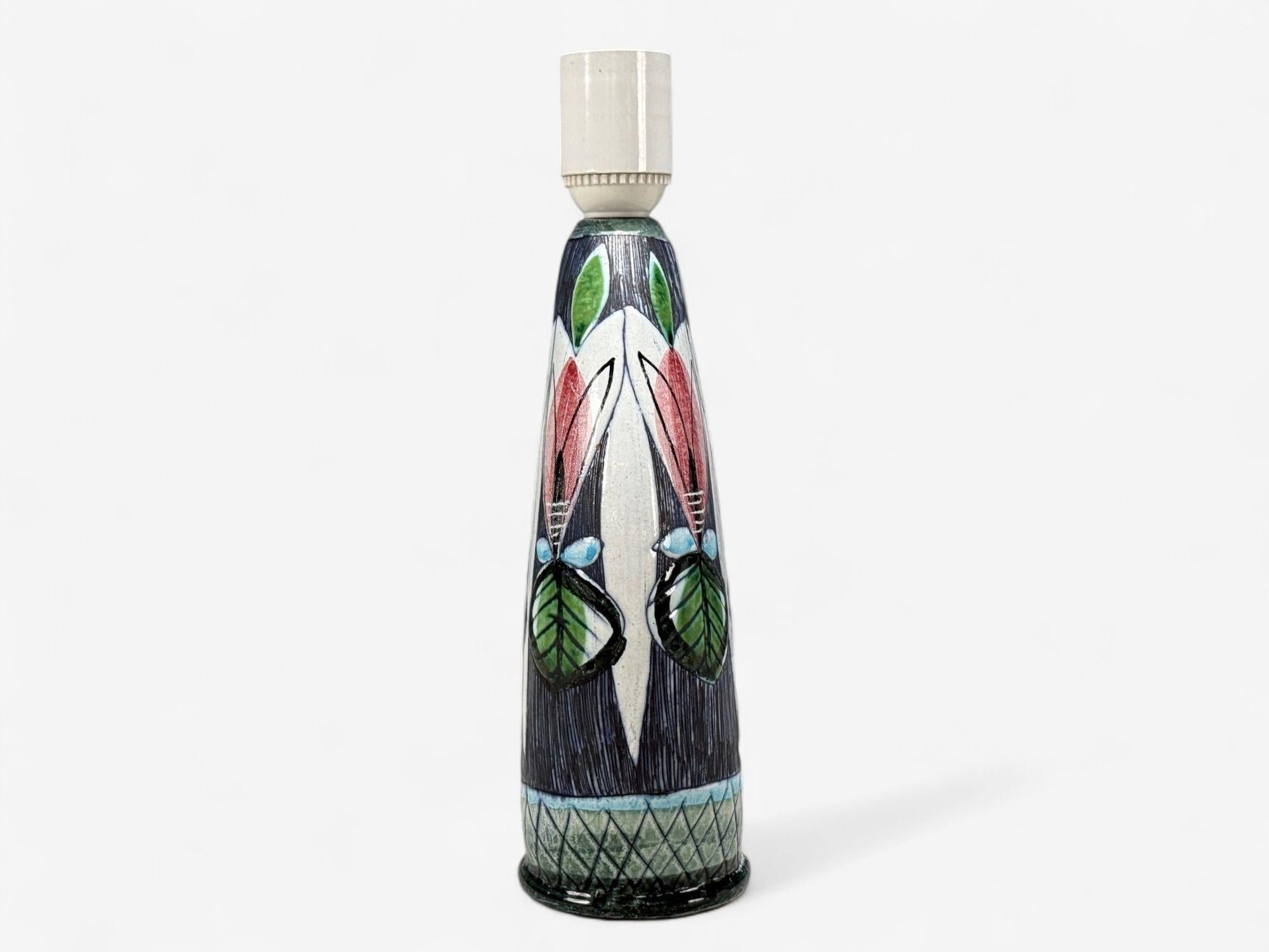 Tilgmans Keramik, Swedish Modern, Ceramic, Table Lamp, Sweden, 1960s For Sale 3