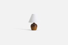 Tilgmans Keramik, Table Lamp, Stoneware, Sweden, 1960s
