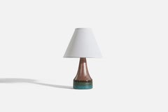 Tilgmans Keramik, Table Lamp, Stoneware, Sweden, 1960s