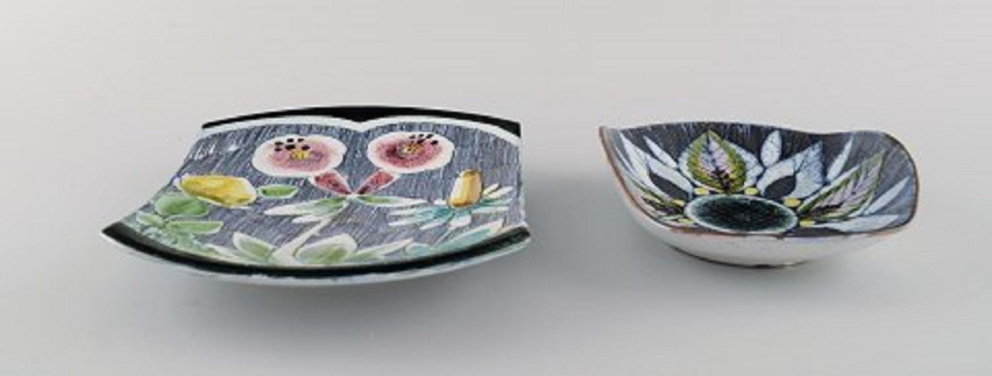 Swedish Tilgmans Sweden, a Collection of Ceramics Decorated with Girls and Floral Motifs For Sale