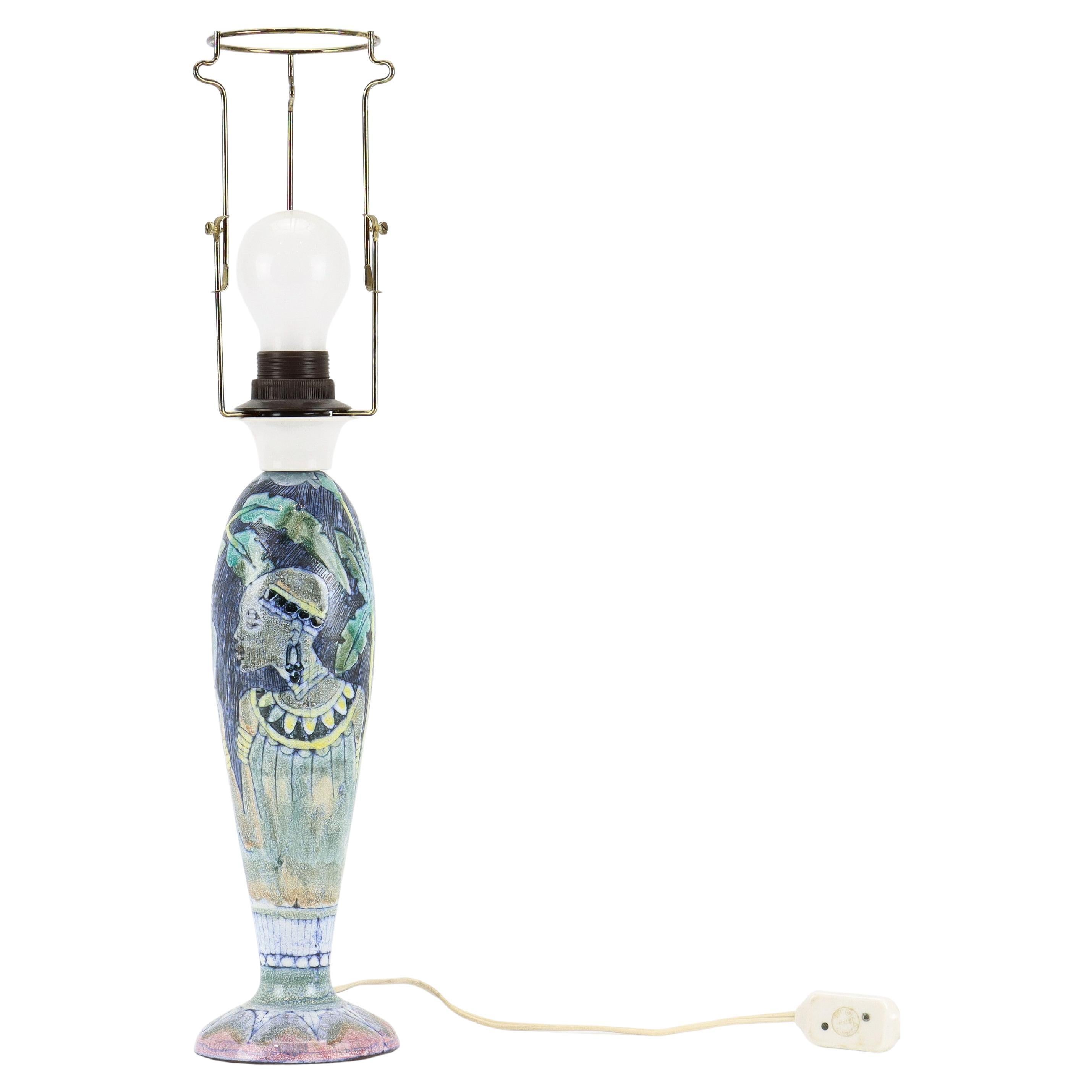 Lampada da tavolo Tilgmans in ceramica Svezia 1960 in vendita